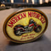 Vintage American Motorcycle Swift-Silent Easy-Riding 3D Plaque Decor 17”x22”