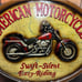 Vintage American Motorcycle Swift-Silent Easy-Riding 3D Plaque Decor 17”x22”