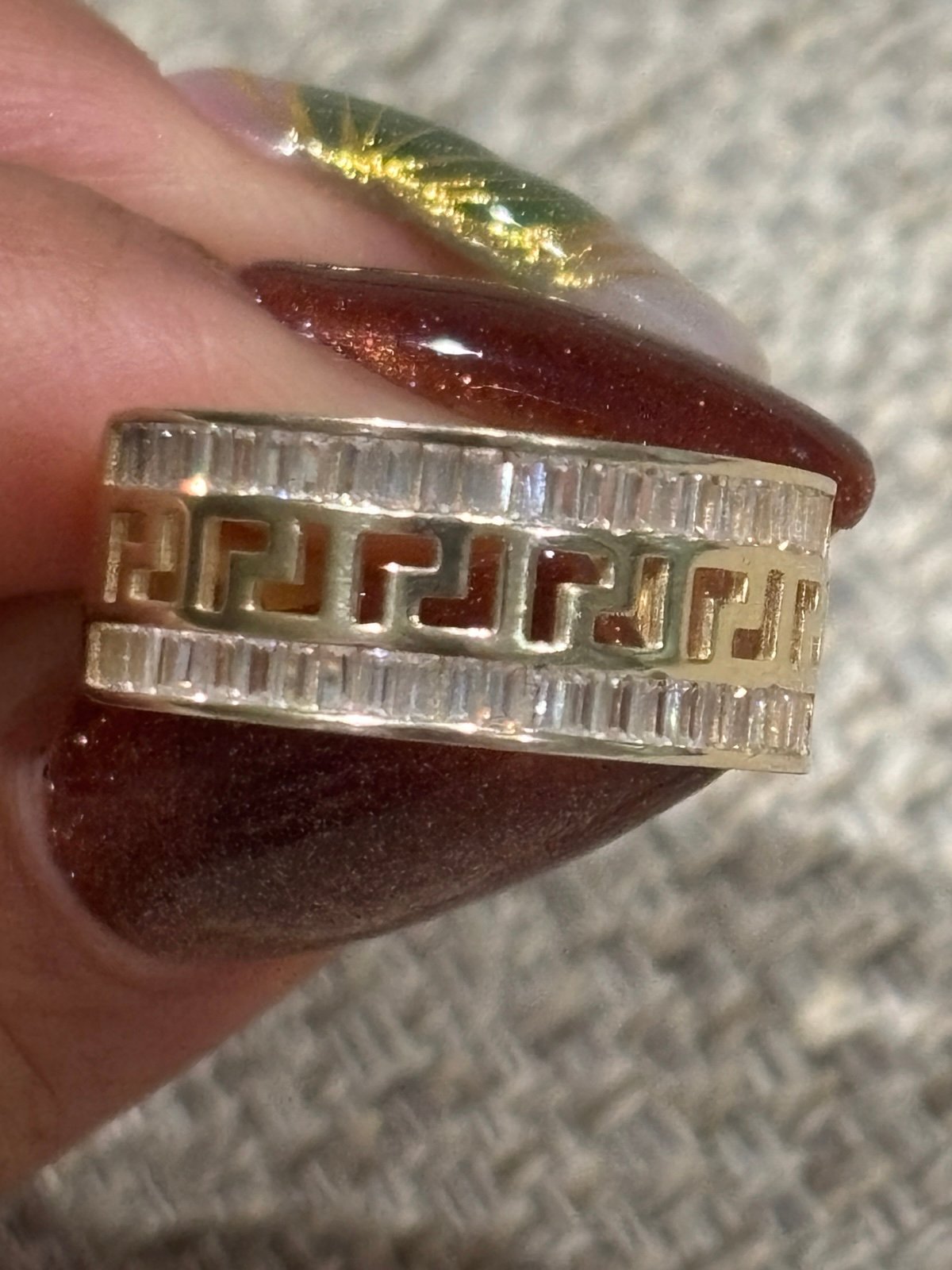 Ring Gold silver 925