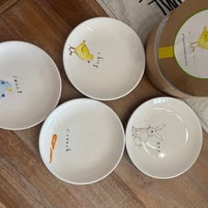 Rae Dunn Easter mini plates
