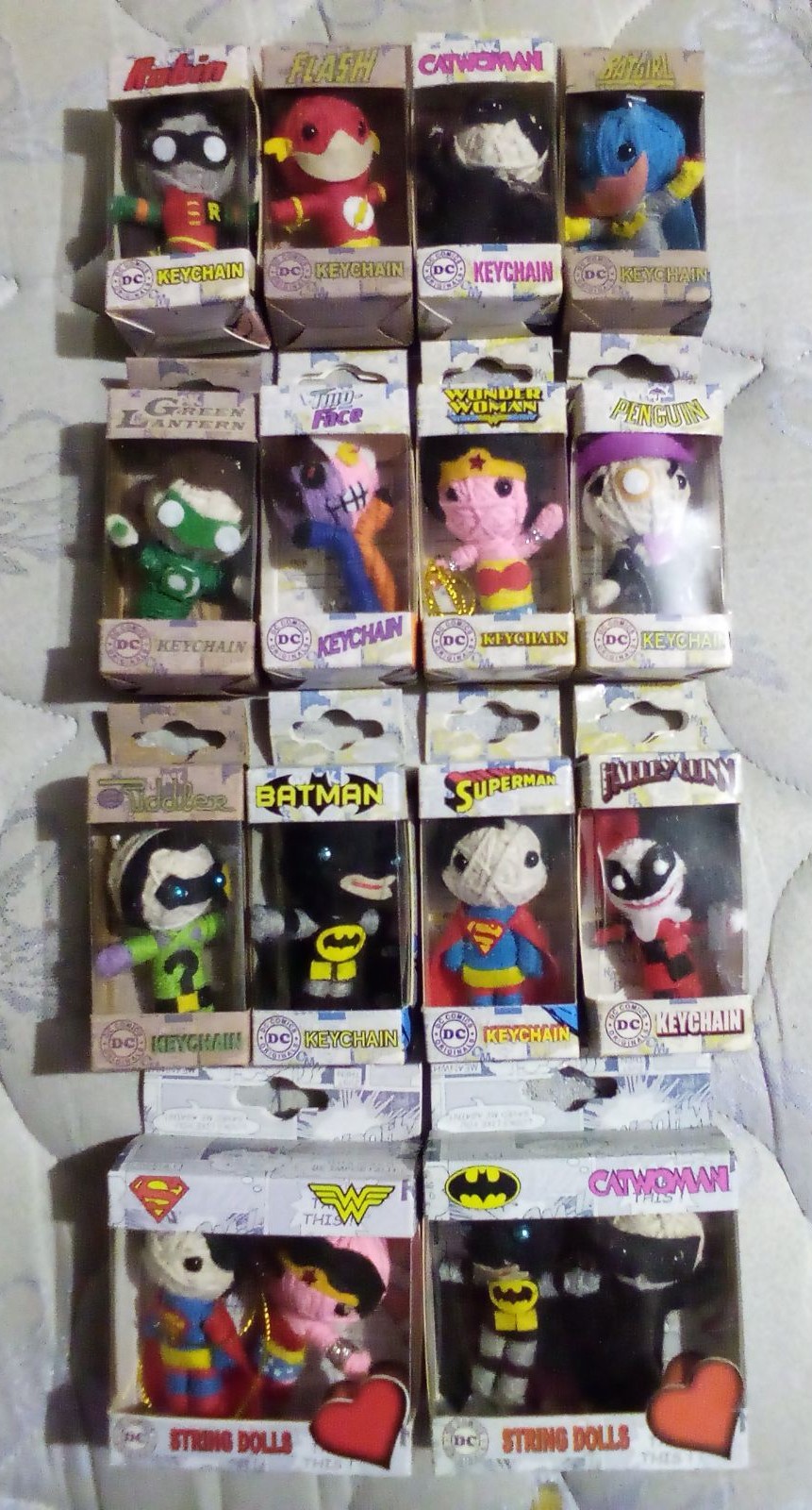 Lot of 16 DC Originals String Dolls