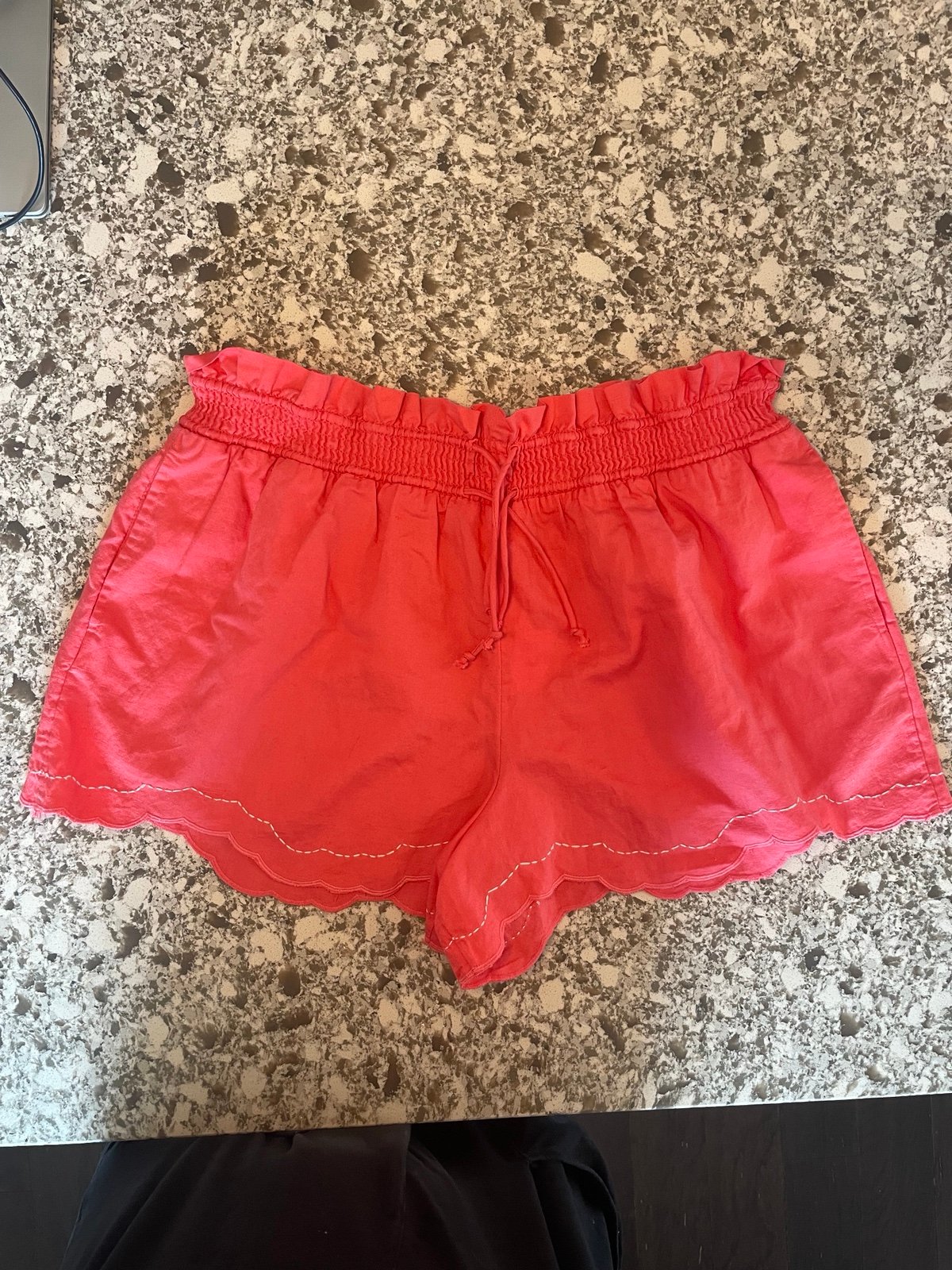 Anthropologie scalloped shorts
