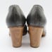 Nathalie Verlinden Womens 37 EU 6.5 US Gray Brown Leather Distressed Heels Pumps