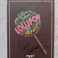 IMFACT Lollipop Signed Promo Album + Photocard -1st Mini Autographed