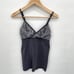 LULULEMON Grey Surplice Strappy Grey Tank // 8