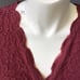 PinkBlush Burgundy Lace Maternity Dress