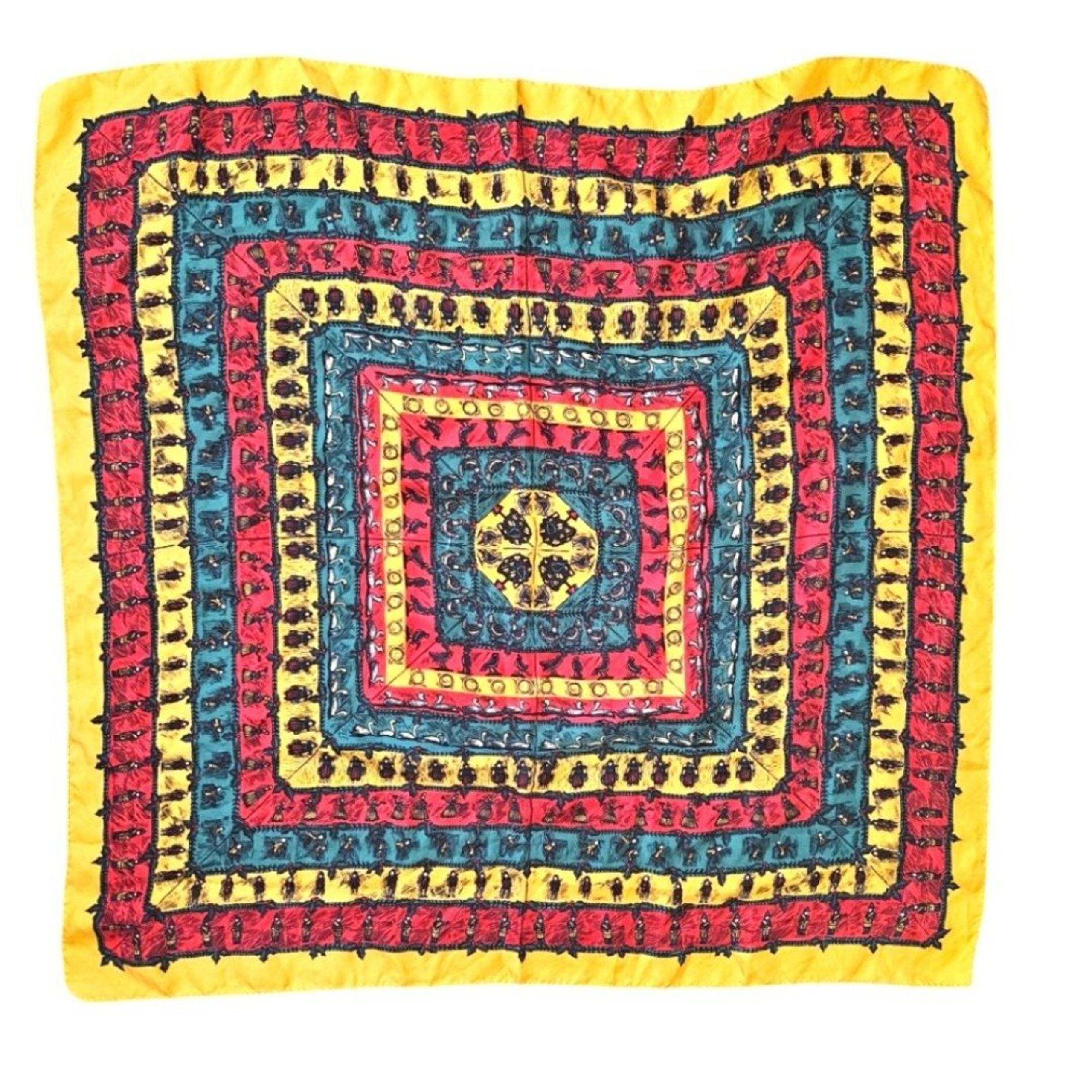 Vintage "12 Days of Christmas" Large Square Scarf