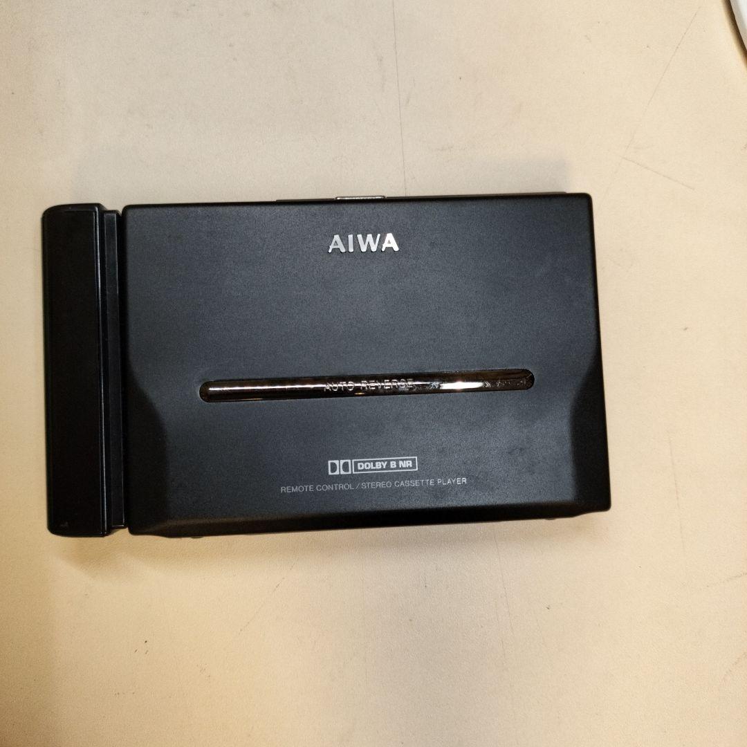 AIWA HS-PL55 Portable Cassette Player, unconfirmed operation, with case.