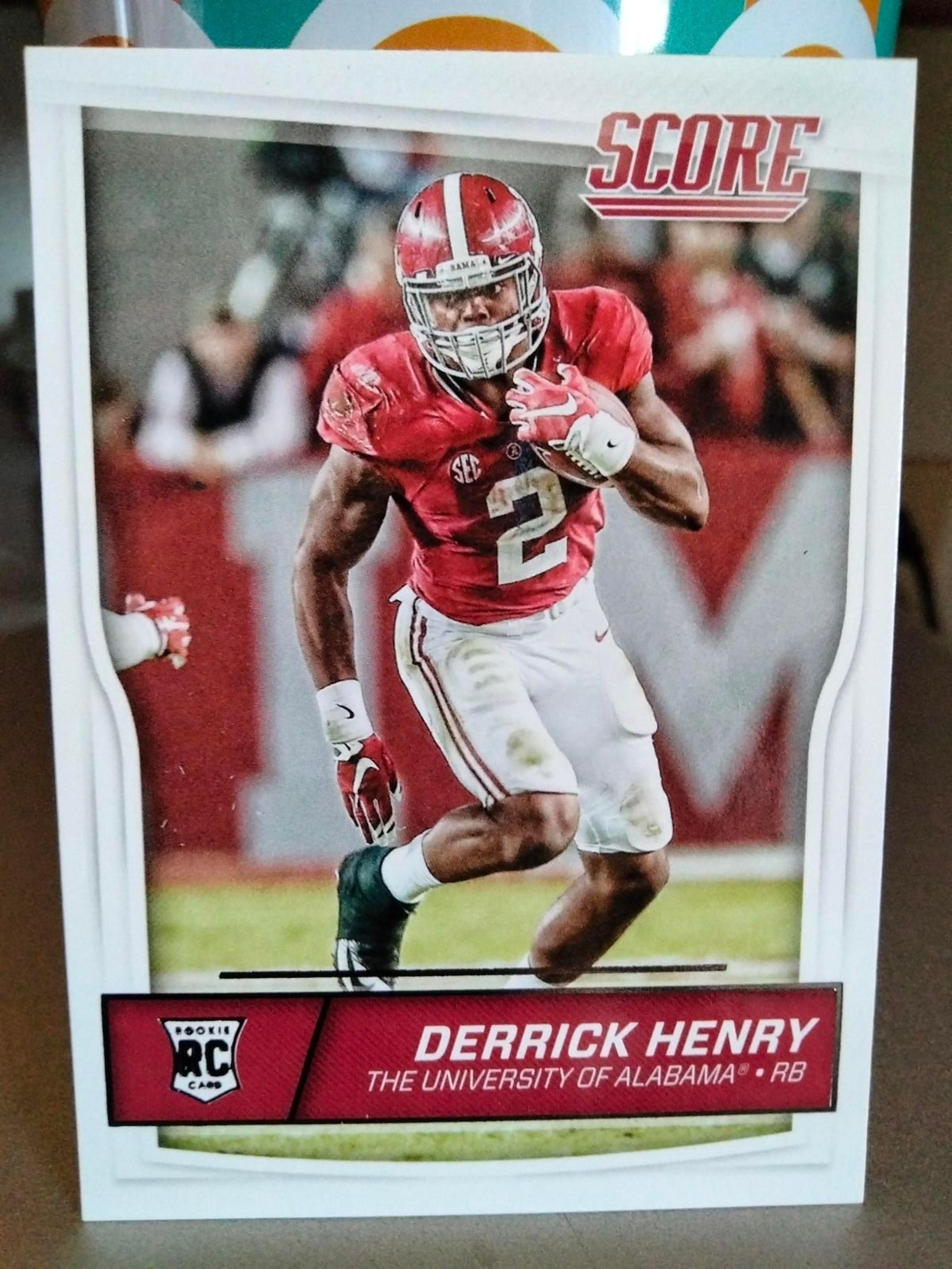 Derrick Henry Rookie 2016 Panini Score Card # 345