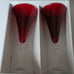 Lot of 2 Crystal D'Arques Noel Champagne Wine Fluted Glasses