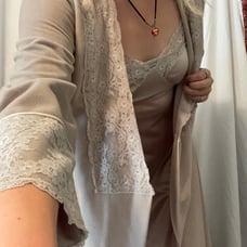 Vintage night gown and robe