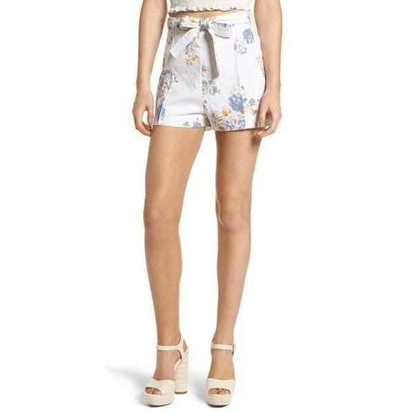 WAYF Matera High Waist Shorts Floral M