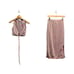 Suboo Carla Set Midi Skirt and Top in Space Dyed Size XS
