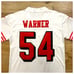 49ers jersey Fred Warner authentic style QUALITY Captain patch