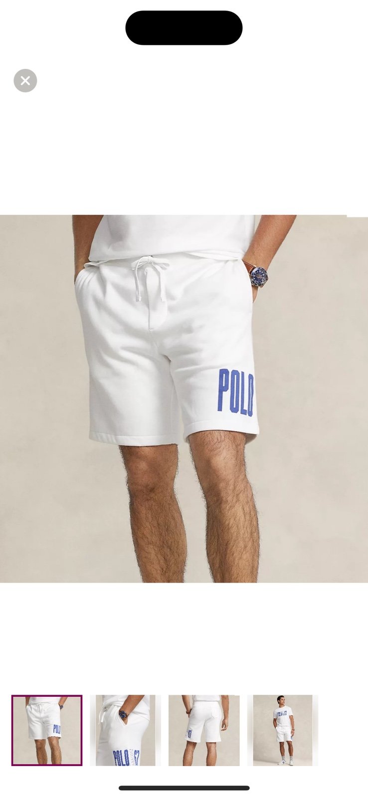 Men’s Polo Ralph Lauren Fleece Logo Shorts