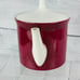 Vintage MCM Rosenthal Continental SECUNDA PURPLE Burgundy W Lid Germany Teapot