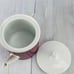 Vintage MCM Rosenthal Continental SECUNDA PURPLE Burgundy W Lid Germany Teapot