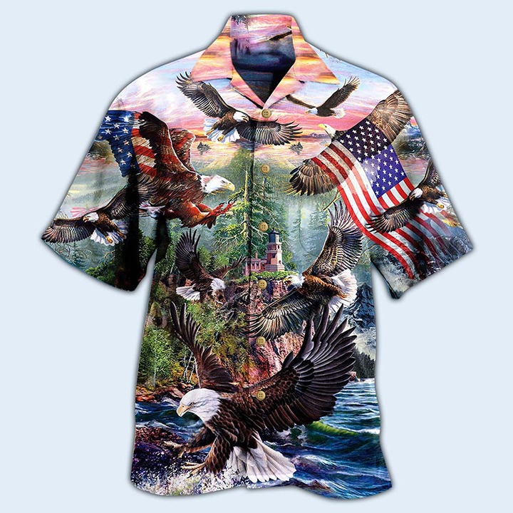 America Eagle Spirit Of America Hawaiian Shirt