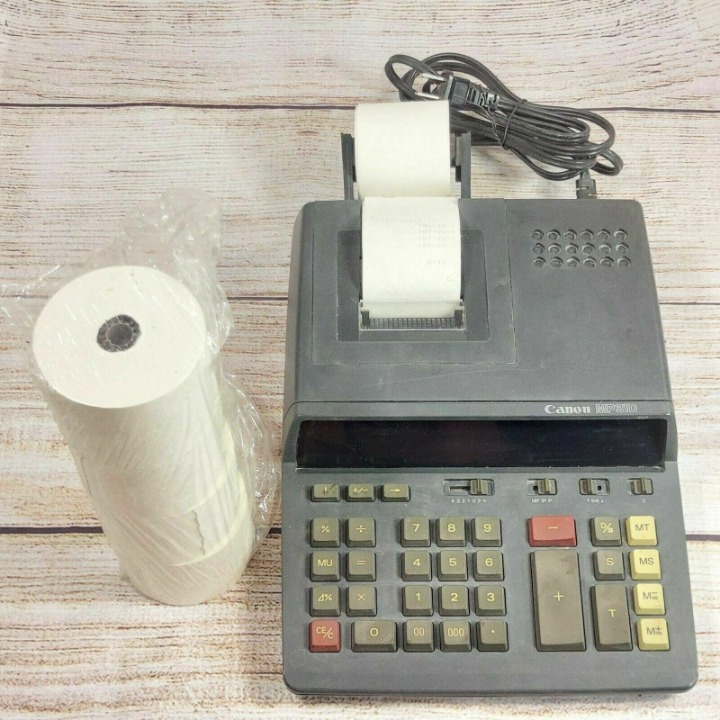 Canon MP31D Printing Desktop Office Eqpt. Adding Machine Calculator W/Paper VTG