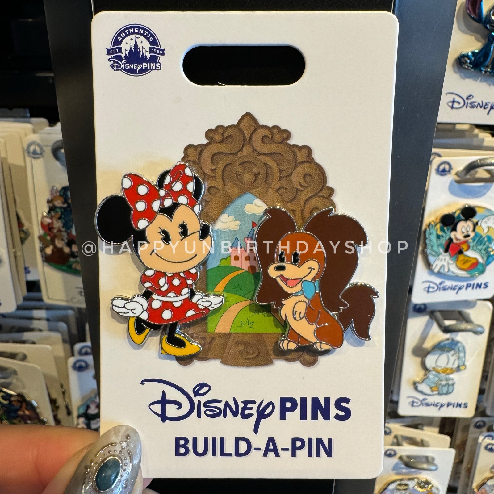 Disney Parks Build-a-Pin Minnie Mouse & Fifi Pin