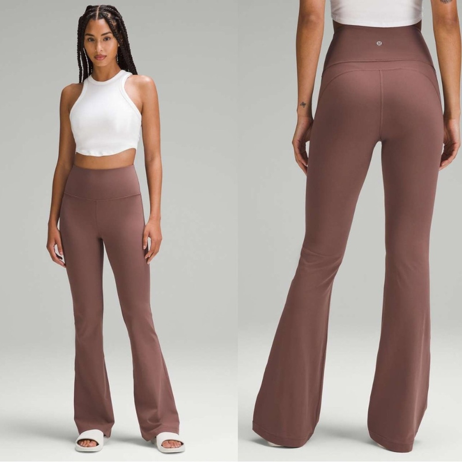 Lululemon 2023 Groove Super-High-Rise Flared Pant *Nulu Dark Oxide Size 4