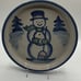 *Rare* Ma Hadley Pottery Snowman Christmas Serving Platter Shallow Bowl 12in