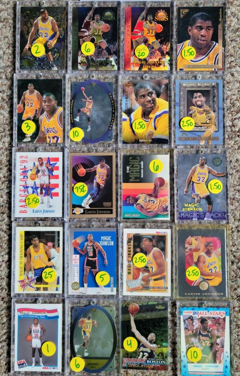 Magic Johnson Card Lot