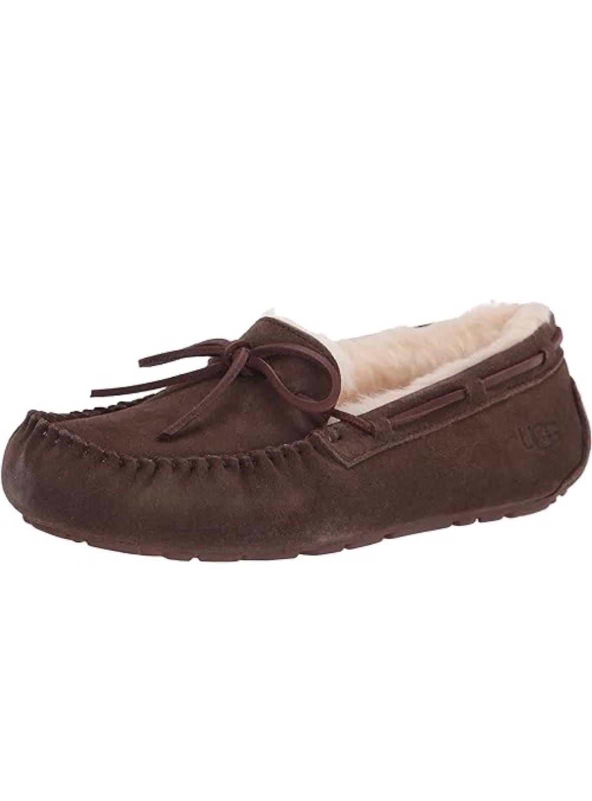 UGG Women's Dakota Brown Cozy Slippers Size 7 Excellent Condition