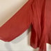 Soft Surroundings Orange Silk Long Sleeve Wrap