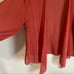 Soft Surroundings Orange Silk Long Sleeve Wrap