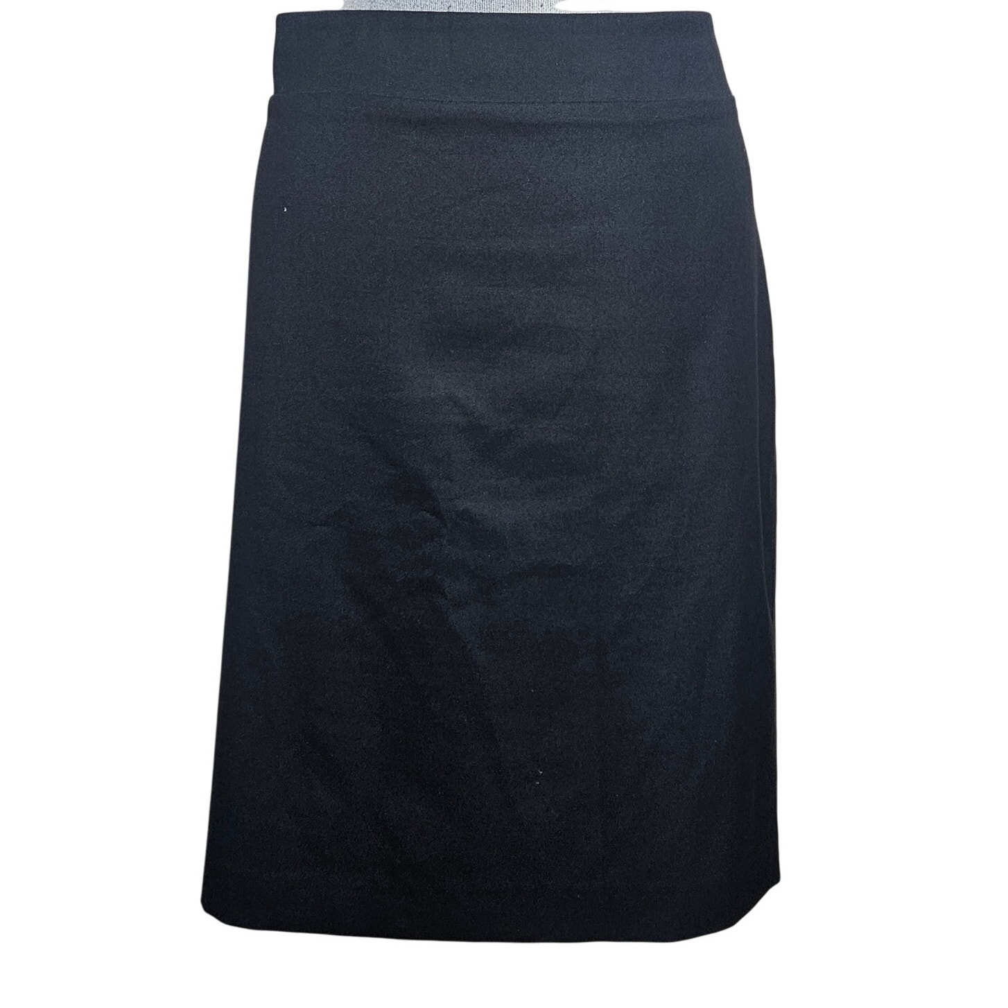 Black Knee Length Pencil Skirt Size 16