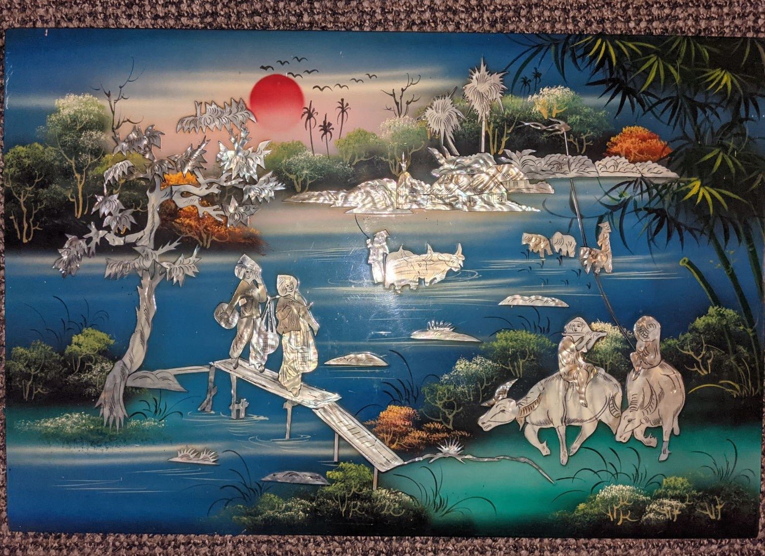 Colorful South East Asian Style Art