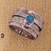 Silpada Sterling & Blue Faux Opal Ring