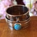 Silpada Sterling & Blue Faux Opal Ring