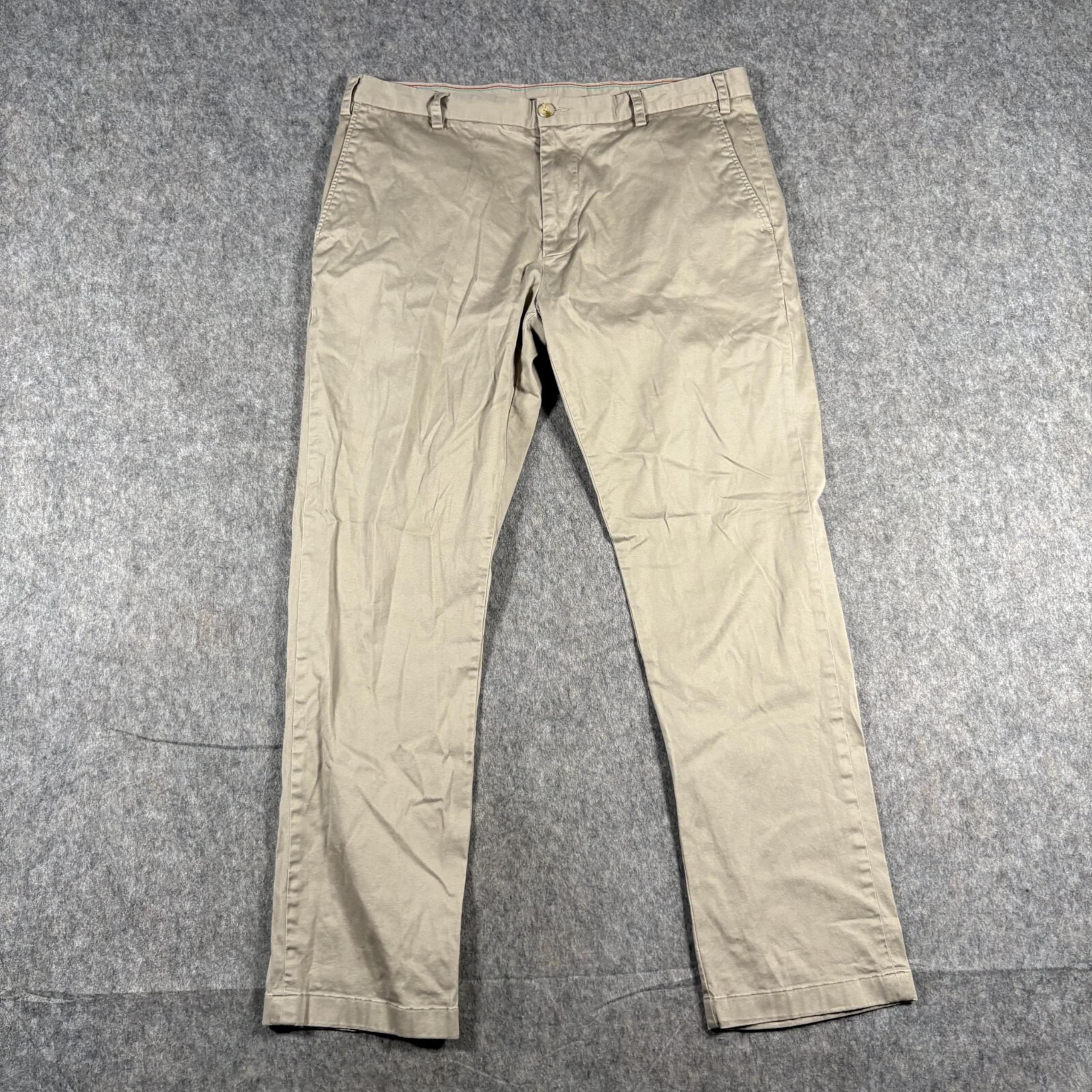 Southern Tide Men's Chino Pants Size 38x32 Beige Intracoastal Waterway Straight