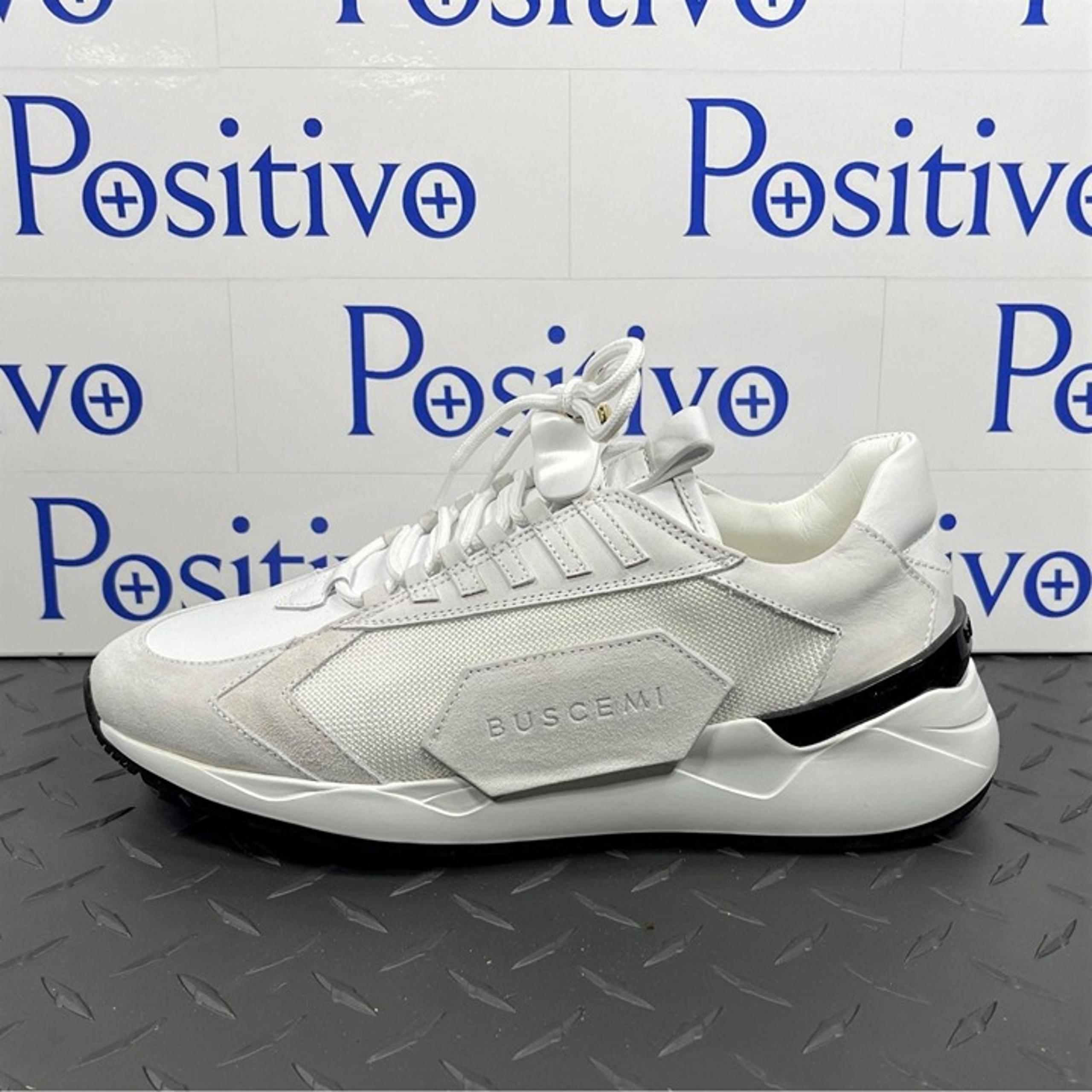 Buscemi Run 2 White Suede Sneakers US 7 EU 40