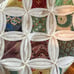 Small cathedral windows quilt
