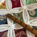 Small cathedral windows quilt