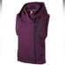 Nike Sportswear Tech Fleece Sleeveless Hooded Sweatshirt Vest Purple size M