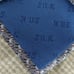 Carlos Devenzia Italian Silk Tie Blue Gray Silver