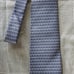 Carlos Devenzia Italian Silk Tie Blue Gray Silver