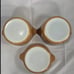 Vintage Corning Pyrex 3 PC Bake, Serve Store Old Orchard Casserole Set With Lids