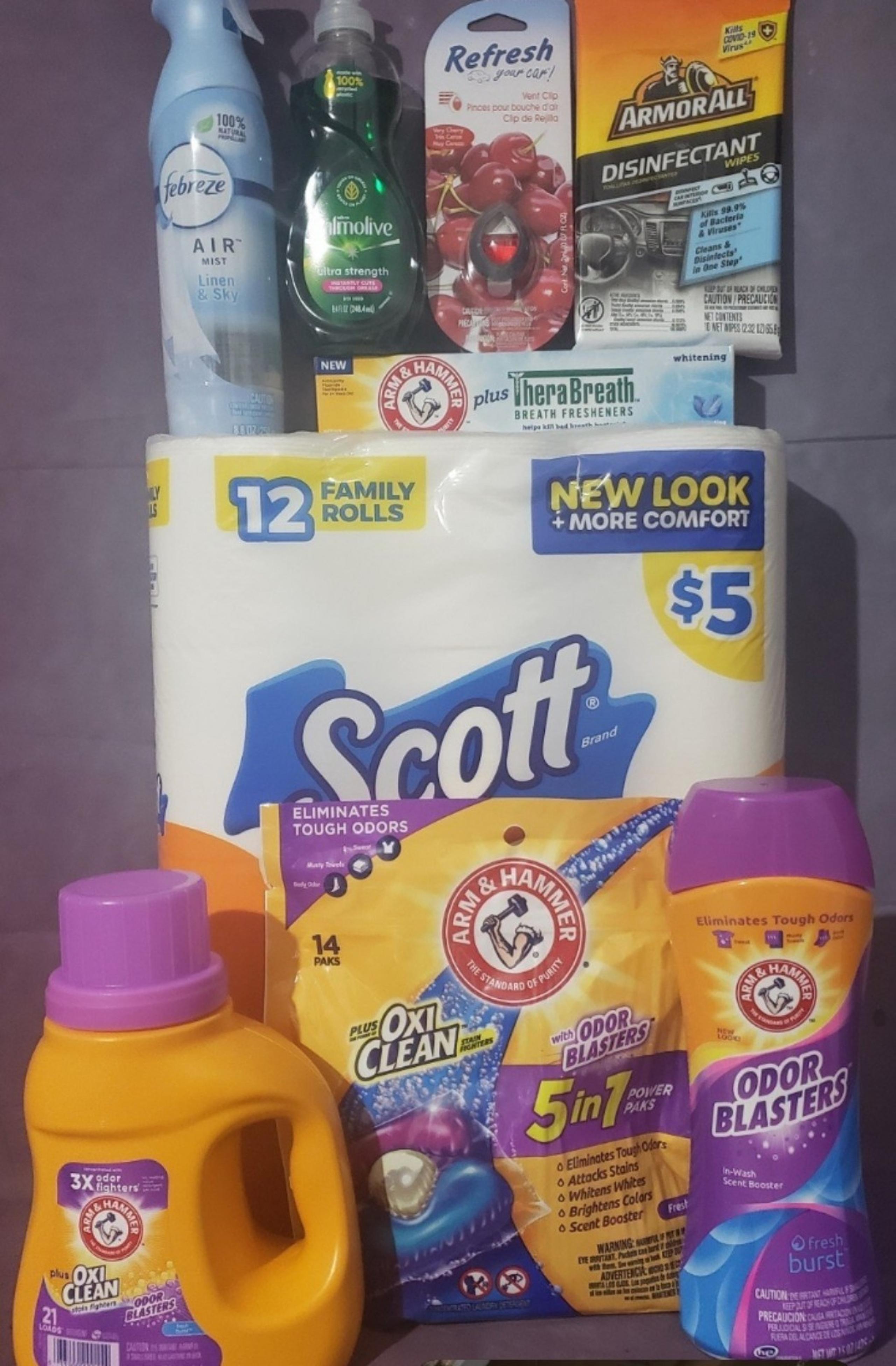 Lot of 9 Arm&Hammer Household Bundle new
