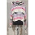 Champion Urban Outfitters Cotton Blend Crop Stripe Sweatshirt Hoodie Size XL NWT