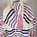 Champion Urban Outfitters Cotton Blend Crop Stripe Sweatshirt Hoodie Size XL NWT