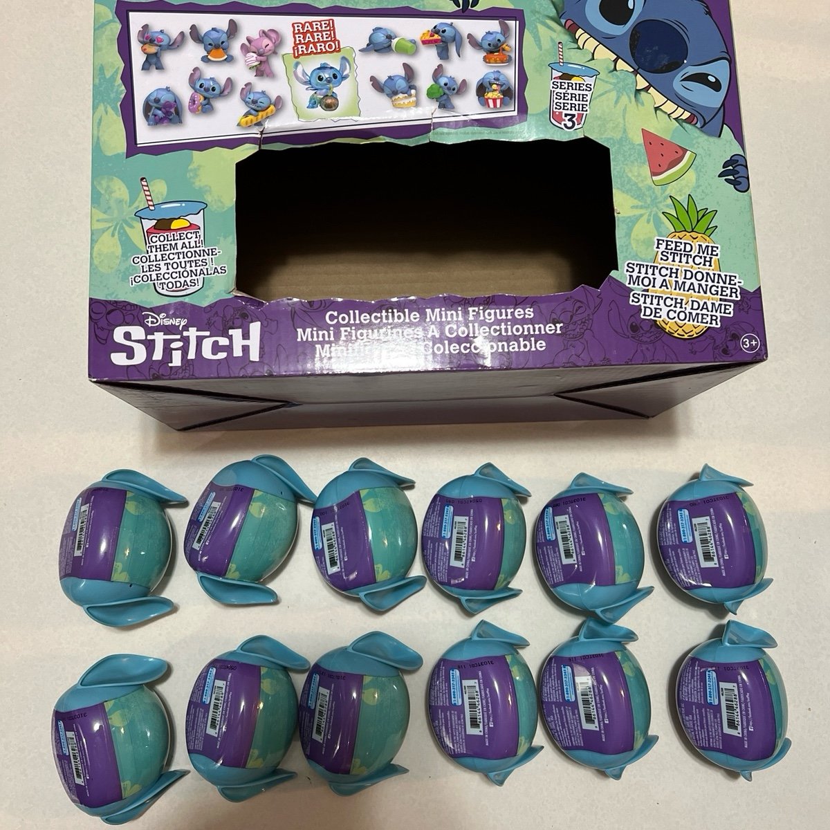 Disney stitch series 3 collectible mini figures bundle of 12