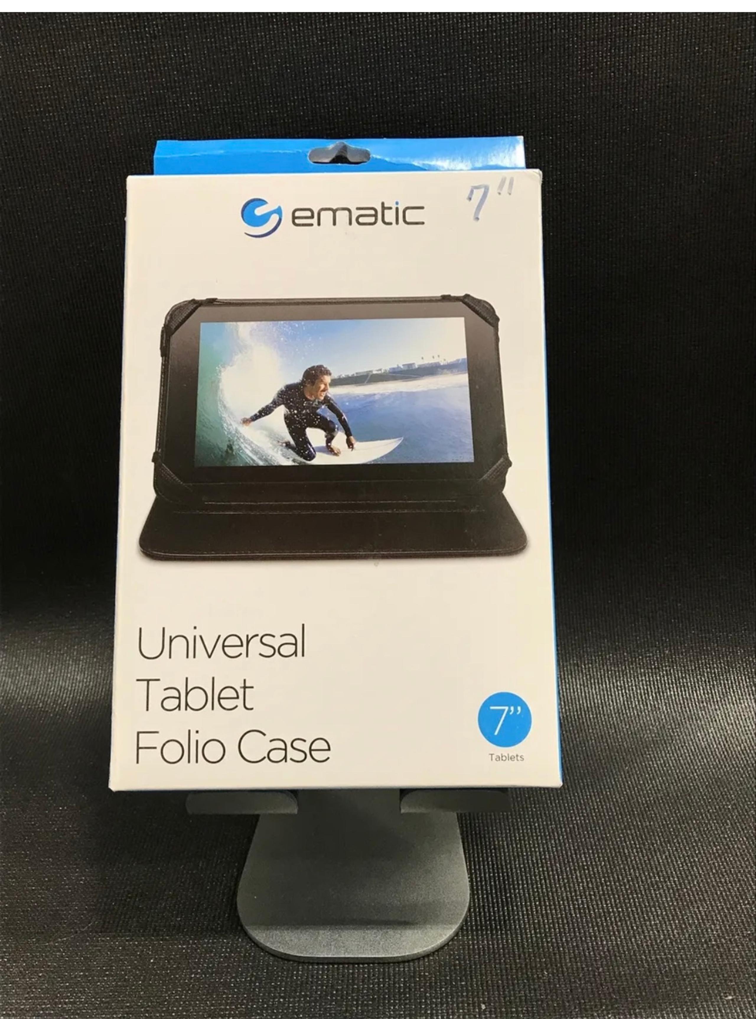 ematic universal tablet folio case