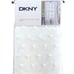 DKNY POPPY 50 x 96 White Dot Rod Pocket Sheer Window Curtains Panels Drapes NEW