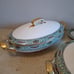 Set of 3 VTG WM Guerin and Co Limoges France Covered Serving Bowls & Gravy boat