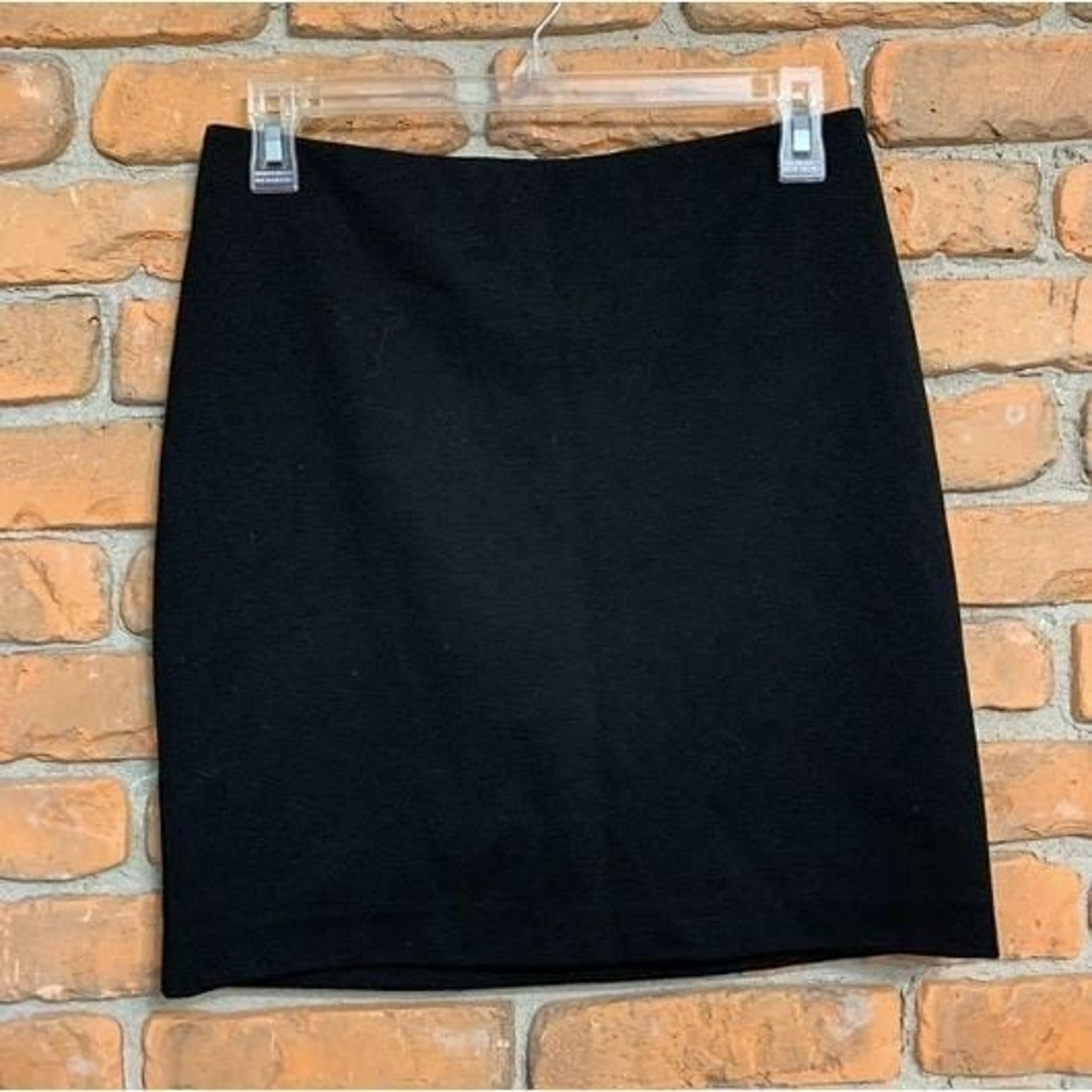 New York & Company Womens 2 Skirt Black Stretch Mini Pencil Professional Office